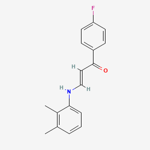 (2E)-3-[(2,3-dimethylphenyl)amino]-1-(4-fluorophenyl)prop-2-en-1-one