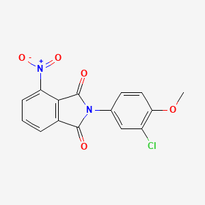 2-(3-chloro-4-methoxyphenyl)-4-nitro-1H-isoindole-1,3(2H)-dione