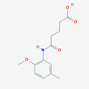 5-(2-Methoxy-5-methylanilino)-5-oxopentanoic acid