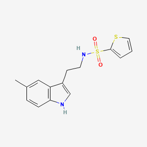 N-[2-(5-methyl-1H-indol-3-yl)ethyl]thiophene-2-sulfonamide