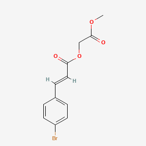 2-methoxy-2-oxoethyl (2E)-3-(4-bromophenyl)prop-2-enoate