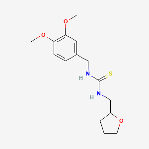 1-(3,4-Dimethoxybenzyl)-3-(tetrahydrofuran-2-ylmethyl)thiourea