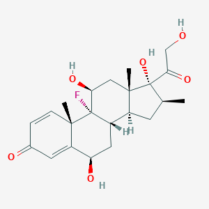 molecular formula C22H29FO6 B109596 6-羟基倍他米松 CAS No. 24703-00-2