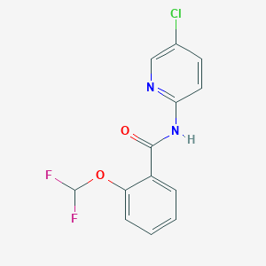 N-(5-chloropyridin-2-yl)-2-(difluoromethoxy)benzamide