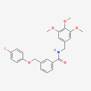 3-[(4-iodophenoxy)methyl]-N-(3,4,5-trimethoxybenzyl)benzamide