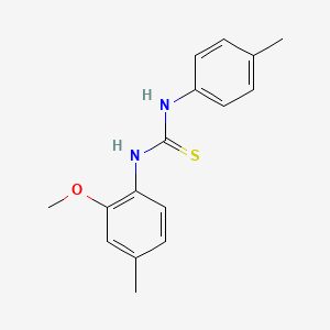 molecular formula C16H18N2OS B10959809 1-(2-Methoxy-4-methylphenyl)-3-(4-methylphenyl)thiourea 