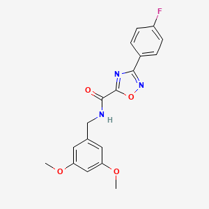 N-(3,5-dimethoxybenzyl)-3-(4-fluorophenyl)-1,2,4-oxadiazole-5-carboxamide