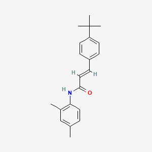 molecular formula C21H25NO B10960051 (2E)-3-(4-tert-butylphenyl)-N-(2,4-dimethylphenyl)prop-2-enamide 