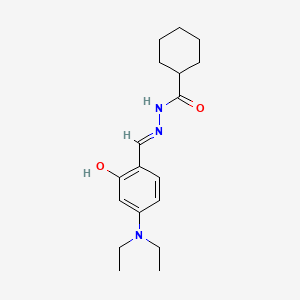 N'-[4-(diethylamino)-2-hydroxybenzylidene]cyclohexanecarbohydrazide