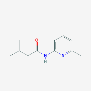 molecular formula C11H16N2O B10960340 3-methyl-N-(6-methylpyridin-2-yl)butanamide 