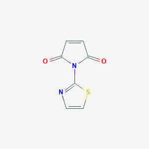 molecular formula C7H4N2O2S B10960382 1-(1,3-thiazol-2-yl)-1H-pyrrole-2,5-dione CAS No. 16131-63-8