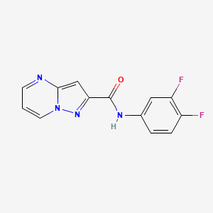 N-(3,4-difluorophenyl)pyrazolo[1,5-a]pyrimidine-2-carboxamide