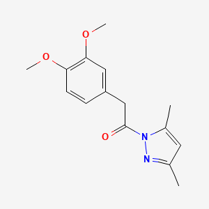 2-(3,4-dimethoxyphenyl)-1-(3,5-dimethyl-1H-pyrazol-1-yl)ethanone