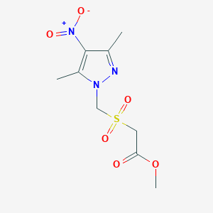 methyl {[(3,5-dimethyl-4-nitro-1H-pyrazol-1-yl)methyl]sulfonyl}acetate