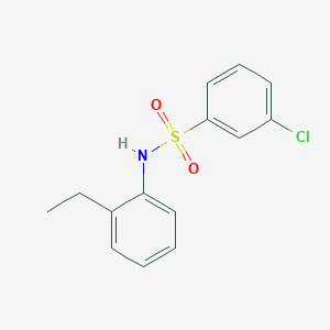 3-chloro-N-(2-ethylphenyl)benzenesulfonamide