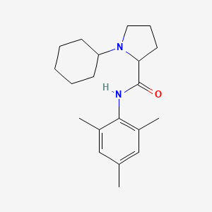 Pyrrolidine-2-carboxamide, 1-cyclohexyl-N-mesityl-