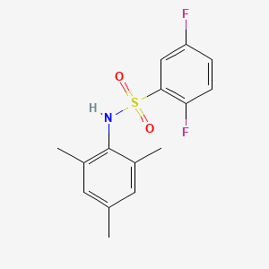 2,5-difluoro-N-(2,4,6-trimethylphenyl)benzenesulfonamide