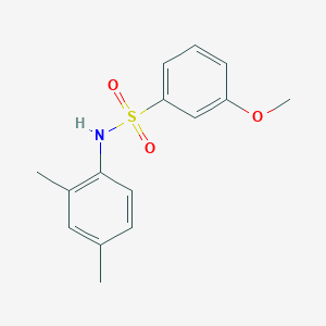 molecular formula C15H17NO3S B10961088 N-(2,4-dimethylphenyl)-3-methoxybenzenesulfonamide 