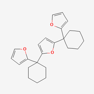 2,5-Bis[1-(furan-2-yl)cyclohexyl]furan