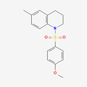 1-[(4-Methoxyphenyl)sulfonyl]-6-methyl-1,2,3,4-tetrahydroquinoline