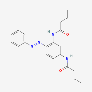 molecular formula C20H24N4O2 B10961278 N-[3-(butyrylamino)-4-(phenyldiazenyl)phenyl]butanamide CAS No. 547760-32-7