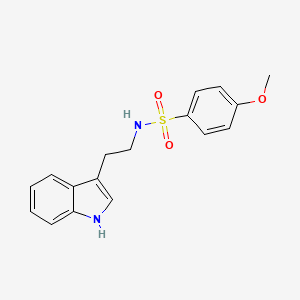 N-(2-(1H-Indol-3-yl)ethyl)-4-methoxybenzenesulfonamide