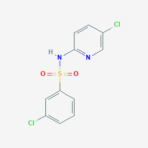 3-chloro-N-(5-chloropyridin-2-yl)benzenesulfonamide