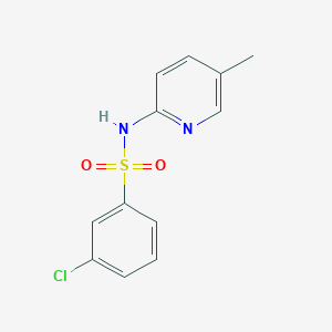 3-chloro-N-(5-methylpyridin-2-yl)benzenesulfonamide