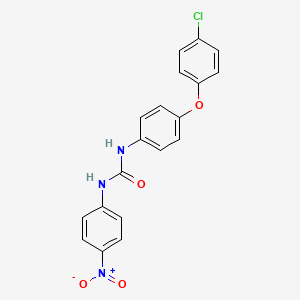 1-[4-(4-Chlorophenoxy)phenyl]-3-(4-nitrophenyl)urea