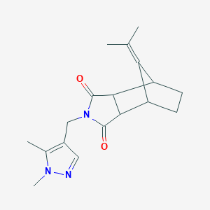 2-[(1,5-Dimethyl-1H-pyrazol-4-YL)methyl]-8-isopropylidenehexahydro-1H-4,7-methanoisoindole-1,3(2H)-dione