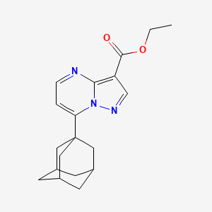 Ethyl 7-(1-adamantyl)pyrazolo[1,5-a]pyrimidine-3-carboxylate