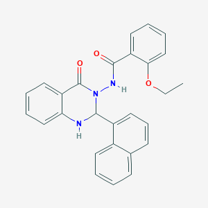 2-ethoxy-N-[2-(naphthalen-1-yl)-4-oxo-1,4-dihydroquinazolin-3(2H)-yl]benzamide