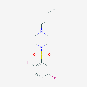 1-Butyl-4-[(2,5-difluorophenyl)sulfonyl]piperazine