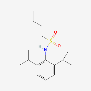 molecular formula C16H27NO2S B10962124 N-[2,6-di(propan-2-yl)phenyl]butane-1-sulfonamide 