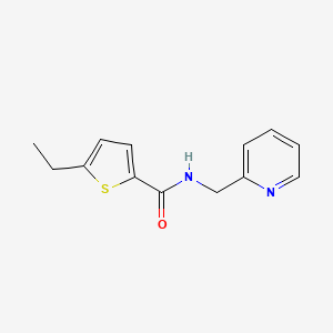 5-ethyl-N-(pyridin-2-ylmethyl)thiophene-2-carboxamide