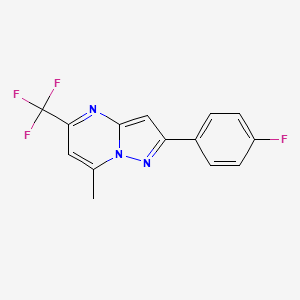 2-(4-Fluorophenyl)-7-methyl-5-(trifluoromethyl)pyrazolo[1,5-a]pyrimidine