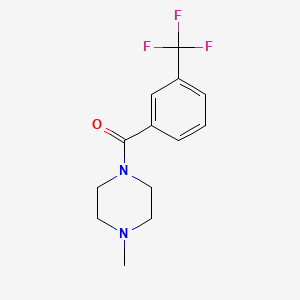 molecular formula C13H15F3N2O B10962212 4-Methylpiperazinyl 3-(trifluoromethyl)phenyl ketone 