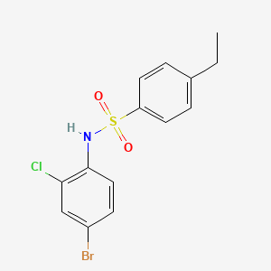 N-(4-bromo-2-chlorophenyl)-4-ethylbenzenesulfonamide