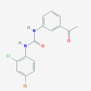 1-(3-Acetylphenyl)-3-(4-bromo-2-chlorophenyl)urea