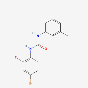 1-(4-Bromo-2-fluorophenyl)-3-(3,5-dimethylphenyl)urea