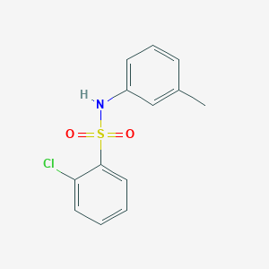 molecular formula C13H12ClNO2S B10962261 2-chloro-N-(3-methylphenyl)benzenesulfonamide 