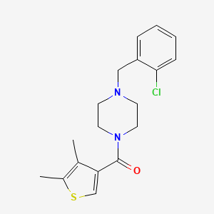 [4-(2-Chlorobenzyl)piperazin-1-yl](4,5-dimethylthiophen-3-yl)methanone