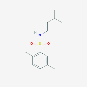 2,4,5-trimethyl-N-(3-methylbutyl)benzenesulfonamide