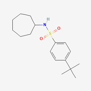 4-tert-butyl-N-cycloheptylbenzenesulfonamide