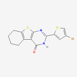 2-(4-bromothiophen-2-yl)-5,6,7,8-tetrahydro[1]benzothieno[2,3-d]pyrimidin-4(3H)-one