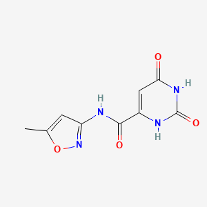 N-(5-methyl-1,2-oxazol-3-yl)-2,6-dioxo-1,2,3,6-tetrahydropyrimidine-4-carboxamide