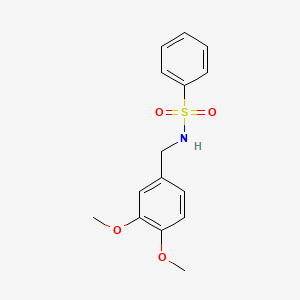 N-(3,4-dimethoxybenzyl)benzenesulfonamide