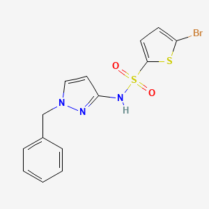 N-(1-benzyl-1H-pyrazol-3-yl)-5-bromothiophene-2-sulfonamide