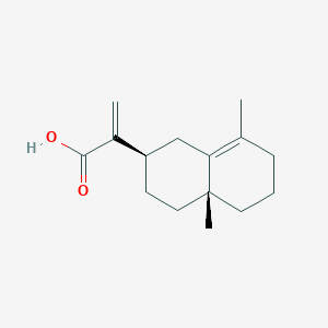 molecular formula C15H22O2 B109625 异香豆酸 CAS No. 69978-82-1