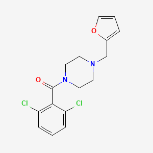 (2,6-Dichlorophenyl)[4-(furan-2-ylmethyl)piperazin-1-yl]methanone